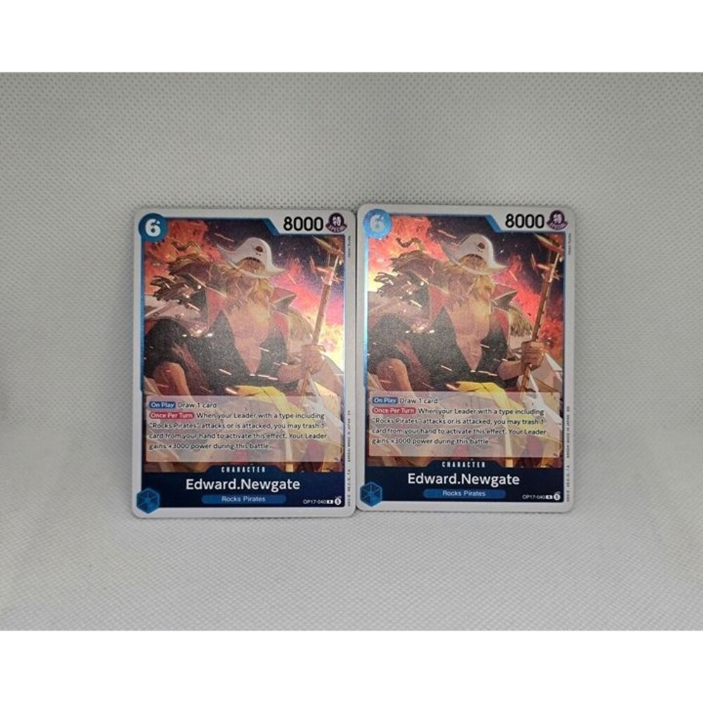 2x Edward Newgate OP17-040 One Piece Card Game